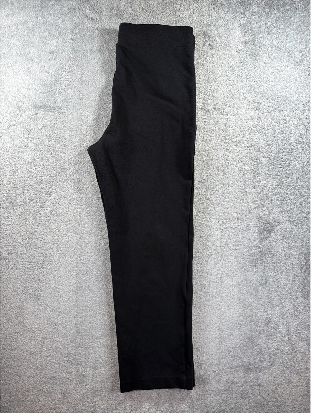 LOFT Women's Black Pull-On Pants Size Large Stretch Ponte Ankle Trousers - Picture 14 of 15